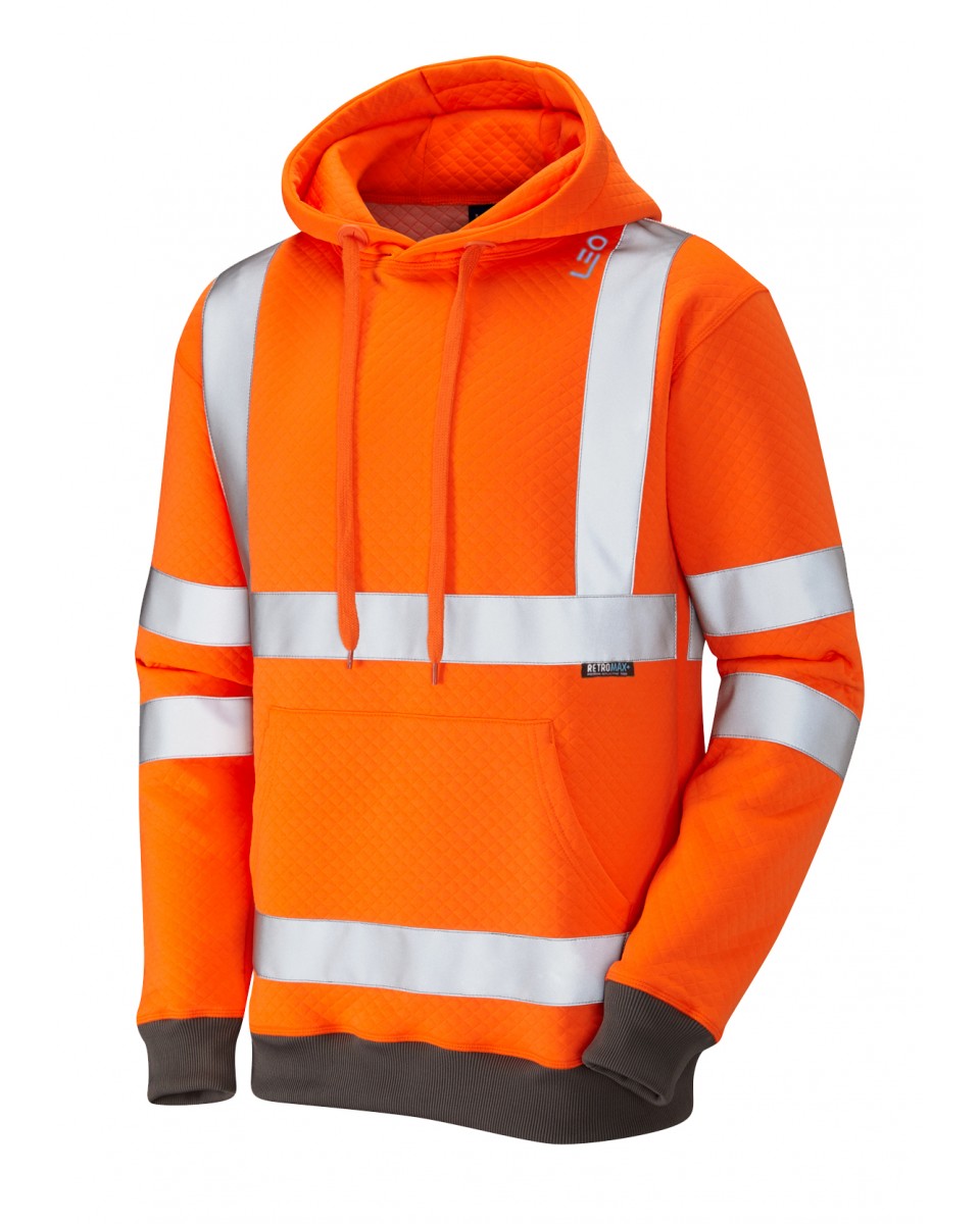 ISO 20471 Class 3 Hooded Sweatshirt Orange